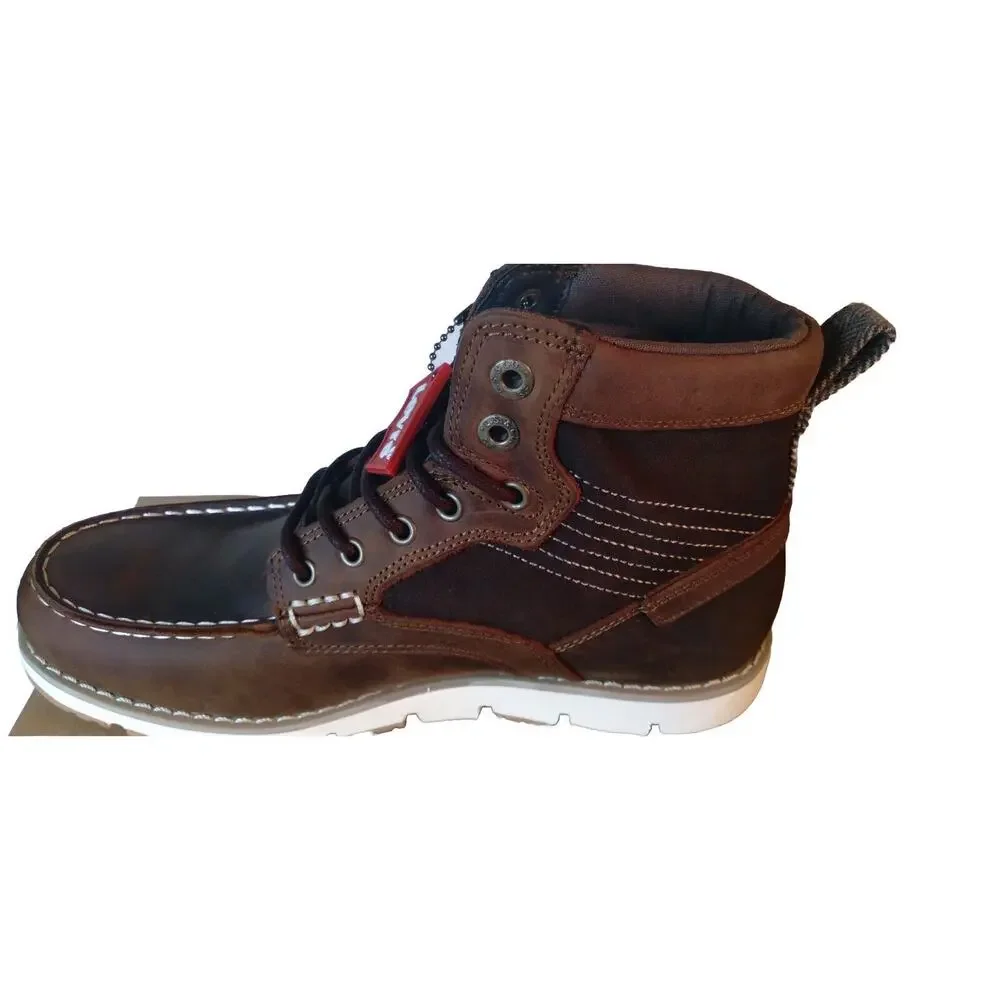 Levi’s Men’s Dawson 2.0 Leather Brown‎ Suede Size 9M US Shoes Boots New with Box